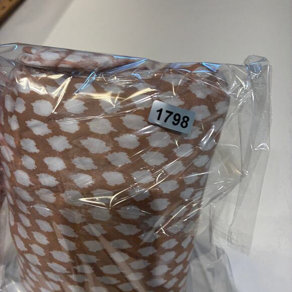 Tiare Hawaii Beige Pebble Print Open Back Midi Slip Dress OS - Picture 12 of 12